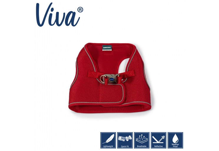 Viva Step-in Harness S/M Red 41-47cm