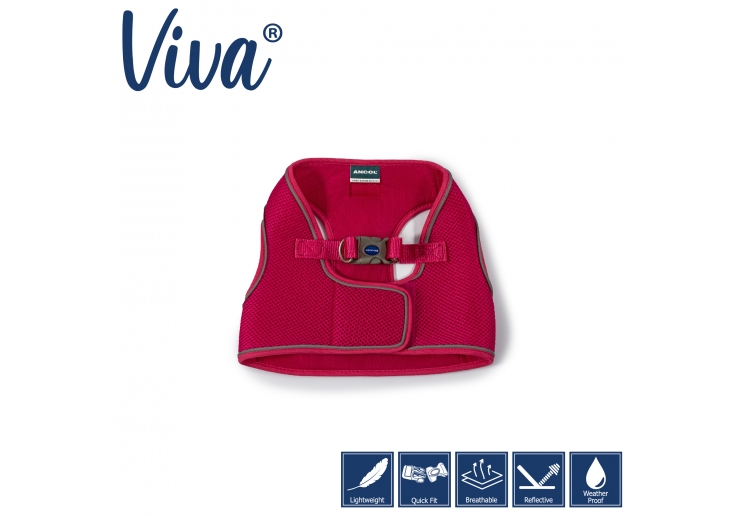 Viva Step-in Harness Pink S/M 41-47cm
