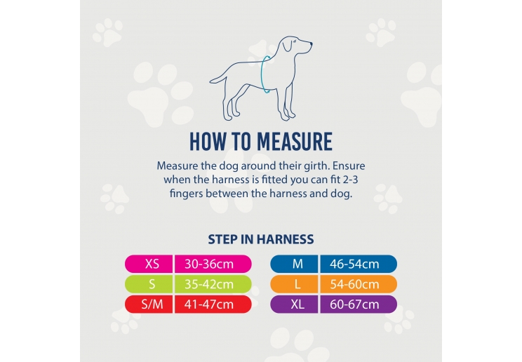 Viva Step-in Harness Pink S/M 41-47cm