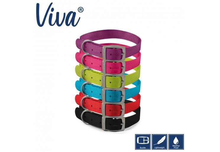 Viva Collar Pink 39-48cm Size 5