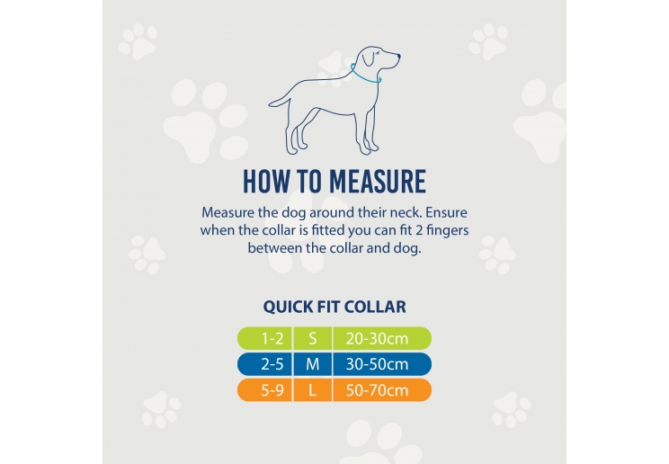 Viva Adjustable Collar Blue 30-50cm Size 2-5