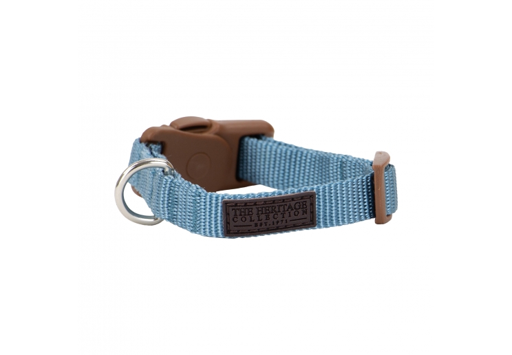 Heritage Magnetic Lock Collar Blue Med 2-5