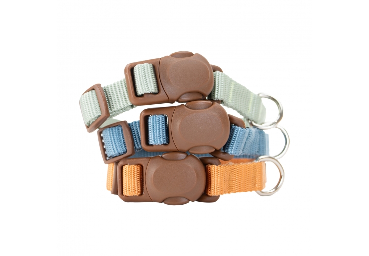 Heritage Magnetic Lock Collar Blue Med 2-5