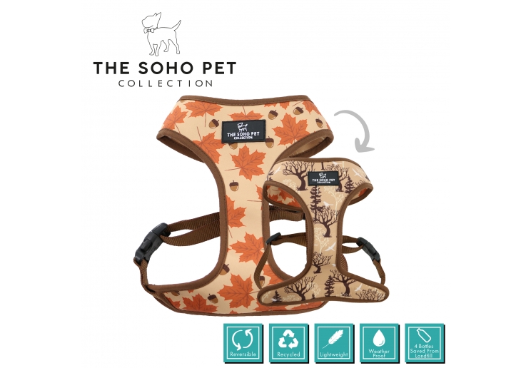 Maple Leaf /Woodland Reversible Harness S
