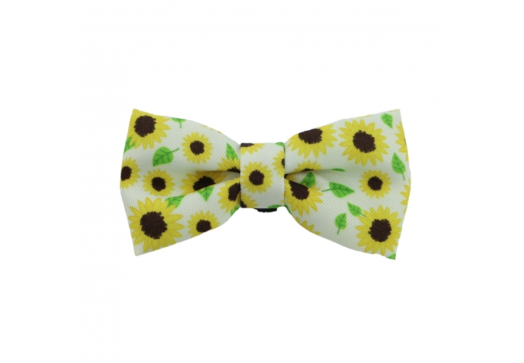 Sunflower/Yellow Check Bow Tie (2 per pack)