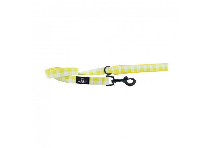 Soho Yellow Check Lead 100cm | 50kg