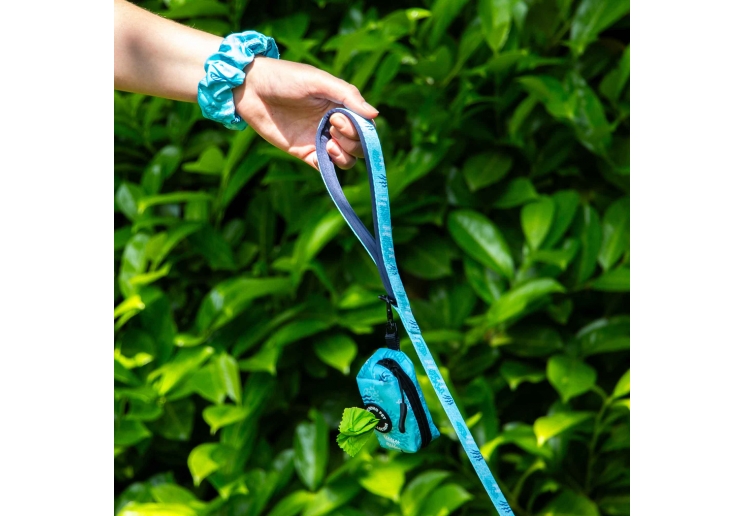Soho Coral Poop Bag Dispenser & Scrunchie