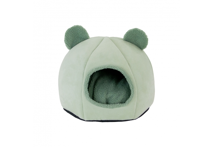 Teddy Bear Ear Cave Bed (Sage)