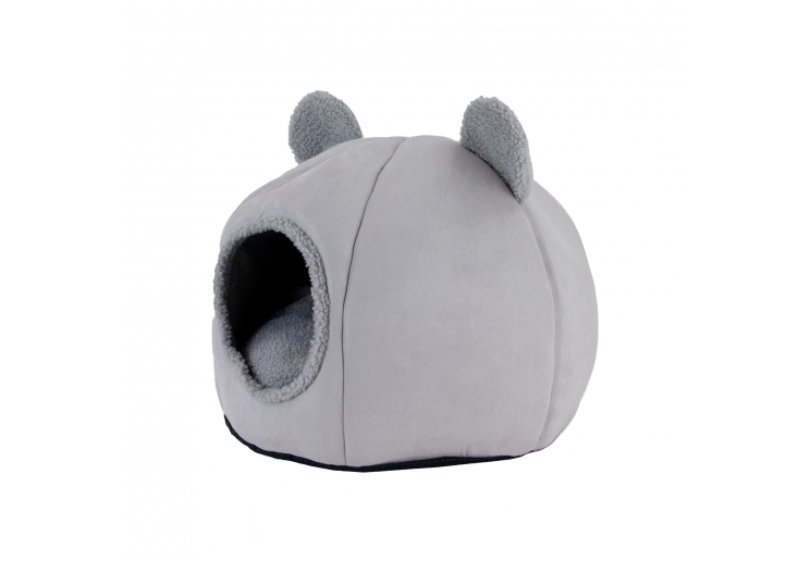 Teddy Bear Ear Cave Bed (Pebble)