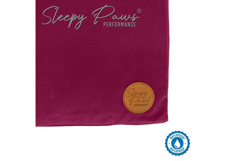 Waterproof Flat Pad Burgundy 92cmx61cm
