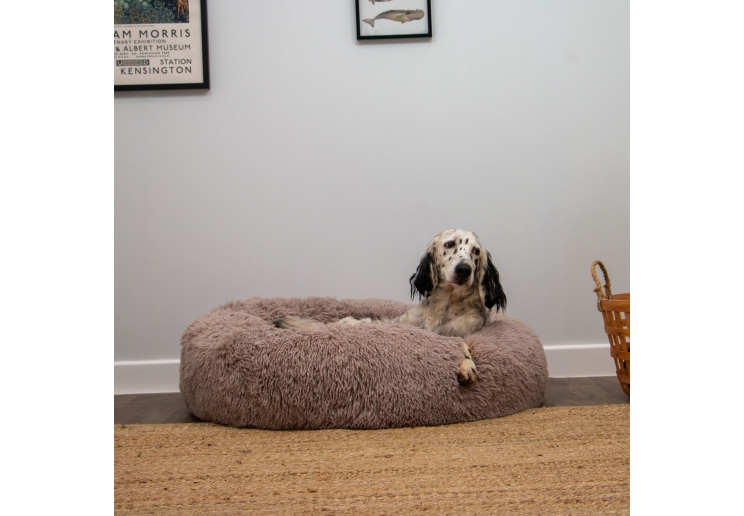 Super Plush Donut Bed 50cm Oatmeal