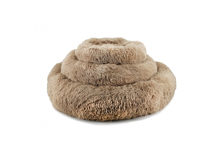 Super Plush Donut Bed 50cm Oatmeal