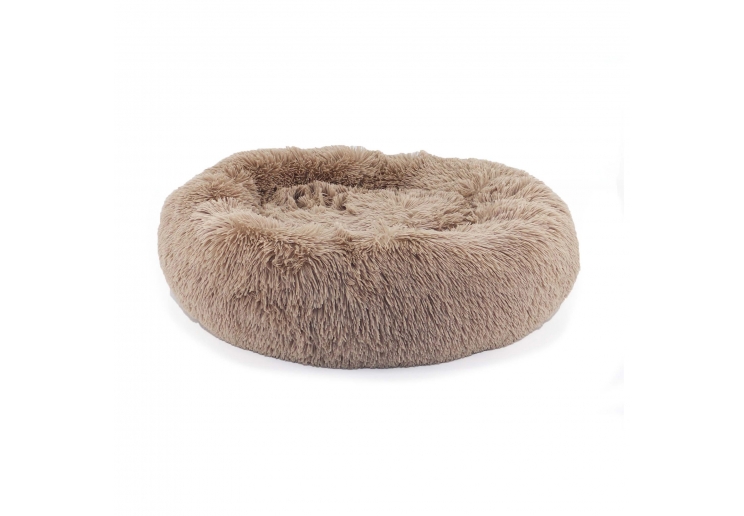Super Plush Donut Bed 70cm Oatmeal