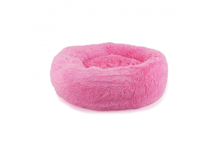 Super Plush Donut Bed 70cm Pink