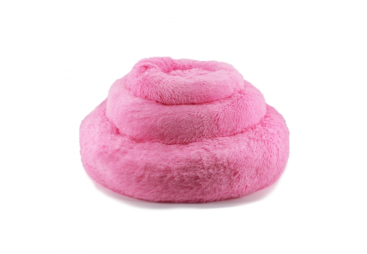 Super Plush Donut Bed 70cm Pink