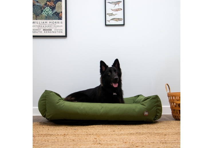 Oxford Green Large Square Bed 78 X 90cm