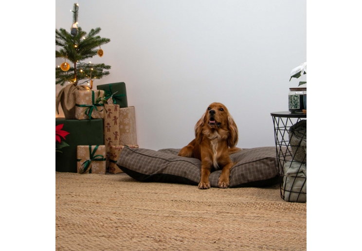 Brown Check Mattress 100 x 70cm