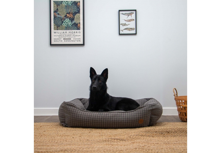 Grey Check Large 78 x 90cm