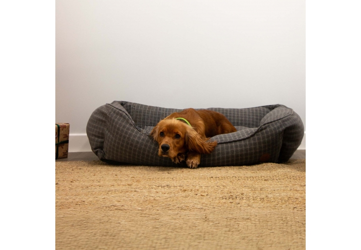 Grey Check Large 78 x 90cm