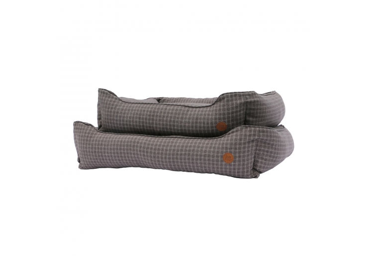 Grey Check Large 78 x 90cm