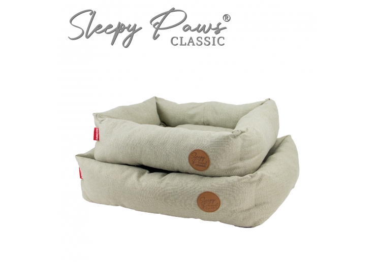 Sleepy Paws Square Bed 70x60cm Green