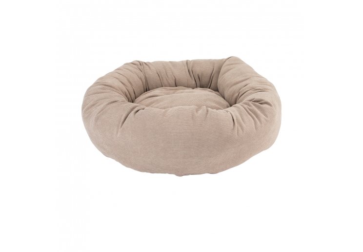 Corduroy Donut Bed (Oat) 70cm