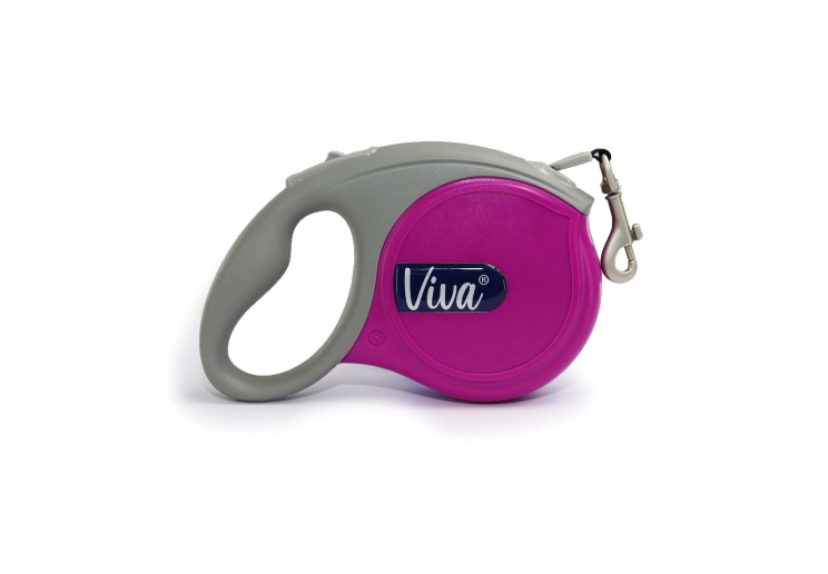Viva Retractable 5m Lead Purple L