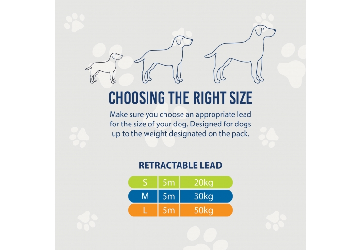 Viva Retractable 5m Lead Purple L