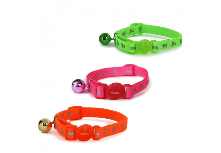 High Vis Cat Collar Green