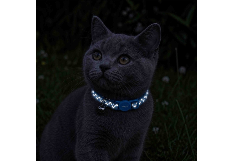 Reflective Zig-Zag Cat Collar