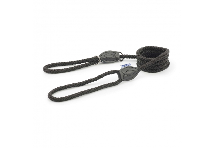 Rope Slip & Control Lead Black 1.5mx12mm