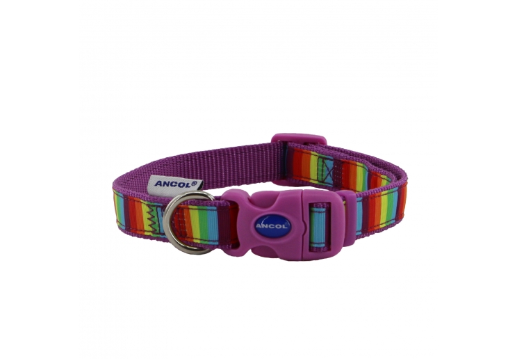 Soho Rainbow Collar M 30-50cm