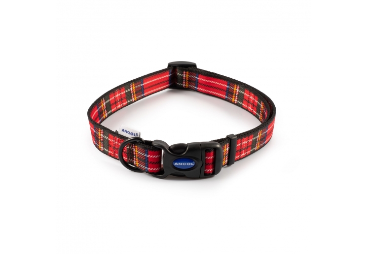 Soho Red Tartan Collar L 45-70cm