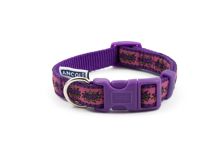 Pink Woof Collar 20-30cm Size 1-2