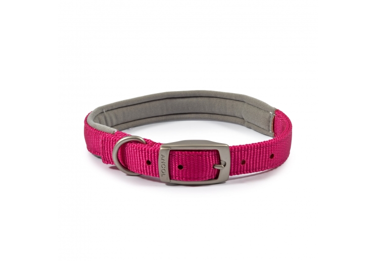 Padded Viva Collar Pink 39-48cm Size 5