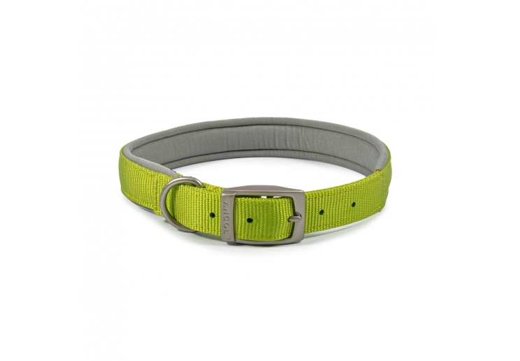 Padded Viva Collar Lime 55-63cm Size 8