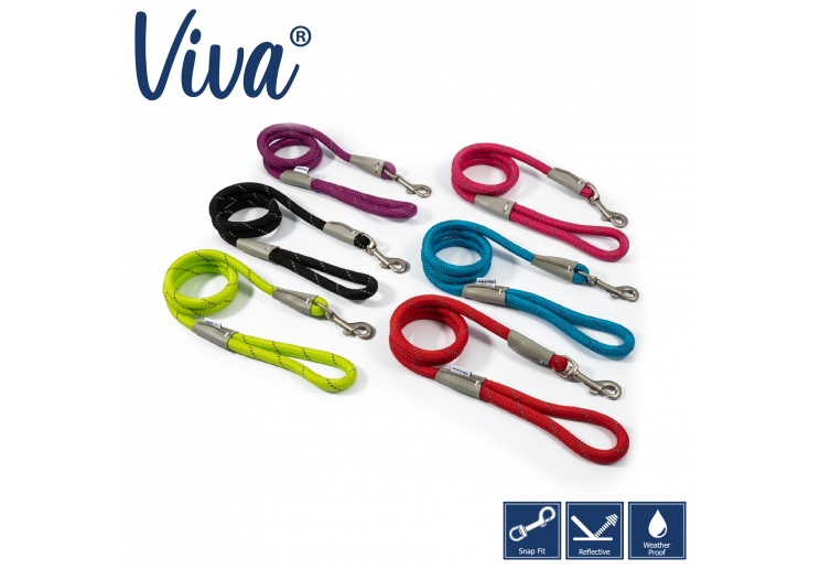 Viva Rope Lead Reflective Red 1.07mx12mm