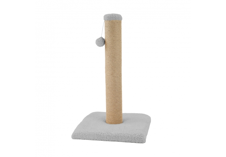 XL 2-part Teddy Fleece Scratch Post (Stone)