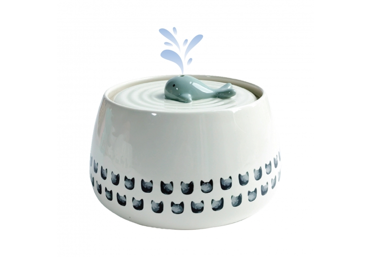 Whale Cat Fountain