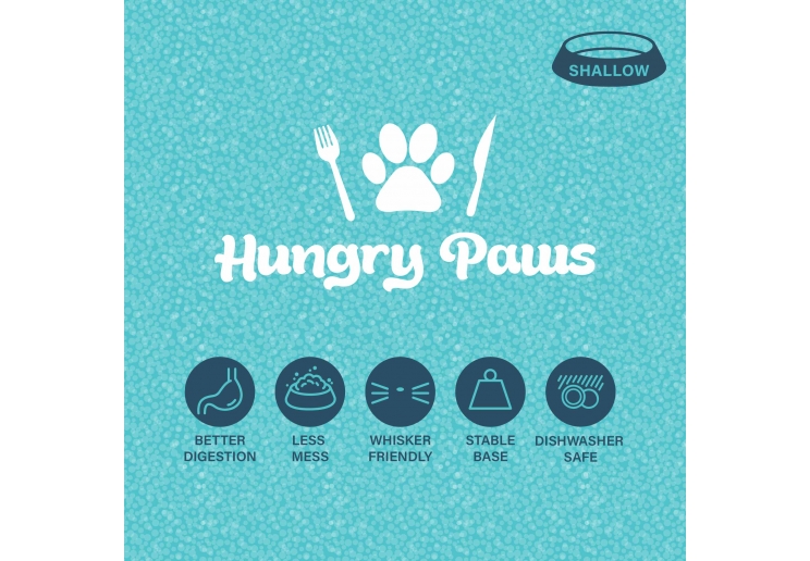 Raised Cat Feeder Sage Green