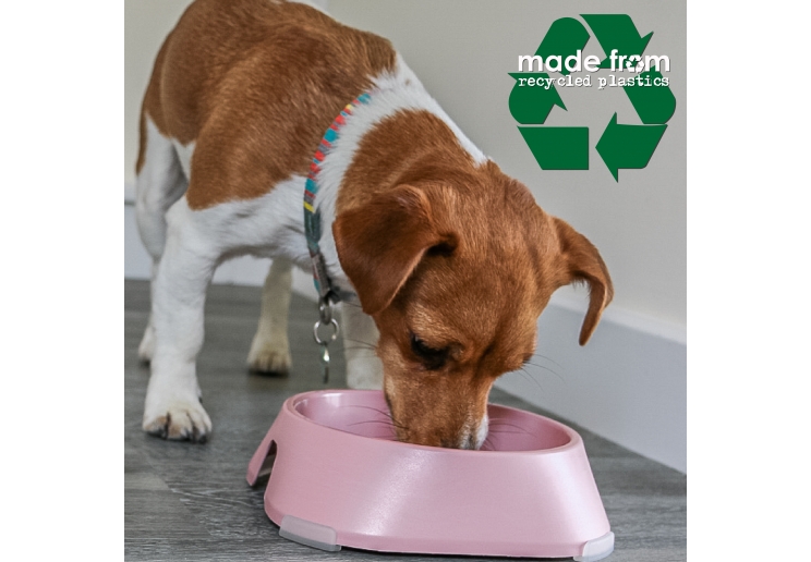 Made From 700ml Non Slip Bowl Pink