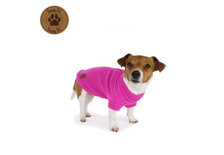 Pink Cable Knit Jumper S