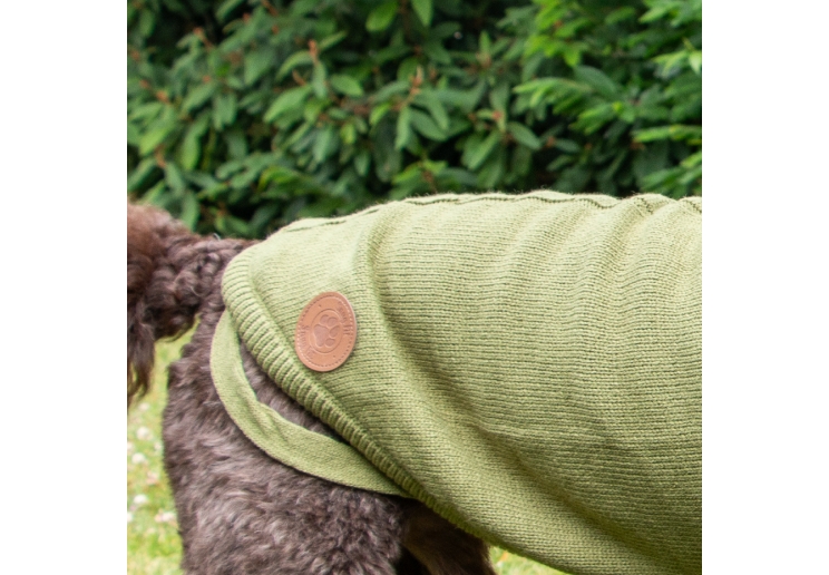 Green Cable Knit Jumper XS