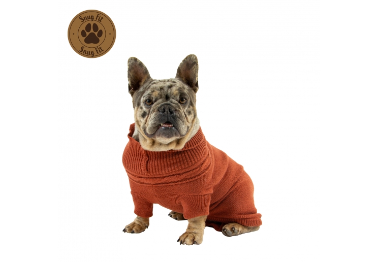 Terracotta Cable Knit Jumper XS