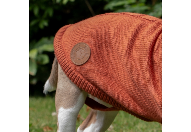 Terracotta Cable Knit Jumper S