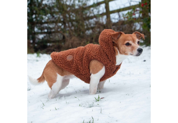 Teddy Sherpa Fleece Terracotta XS
