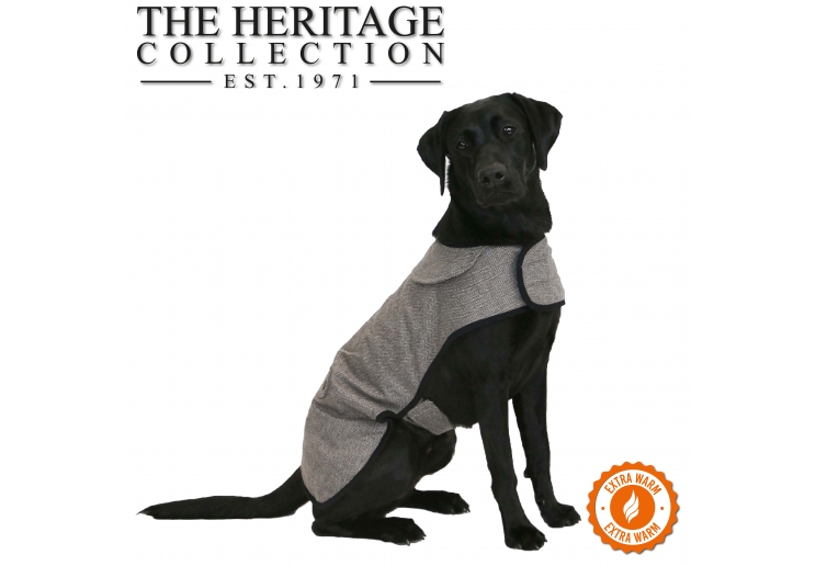 Heritage Brown Herringbone Coat 50cm L