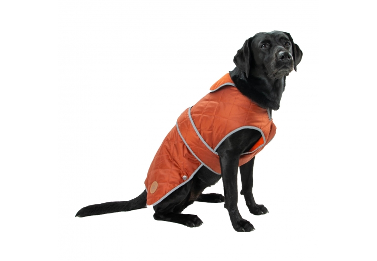 Heritage Terracotta Quilted Coat S