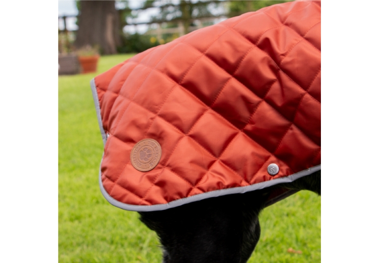 Heritage Terracotta Quilted Coat XL