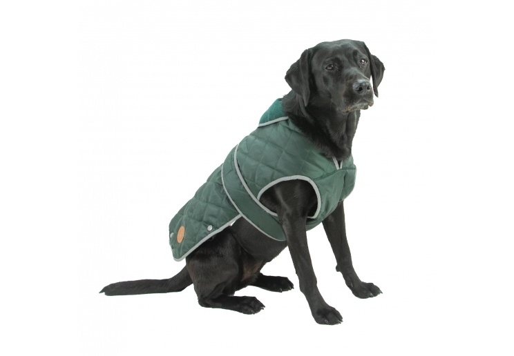 Heritage Green Quilted Coat XS